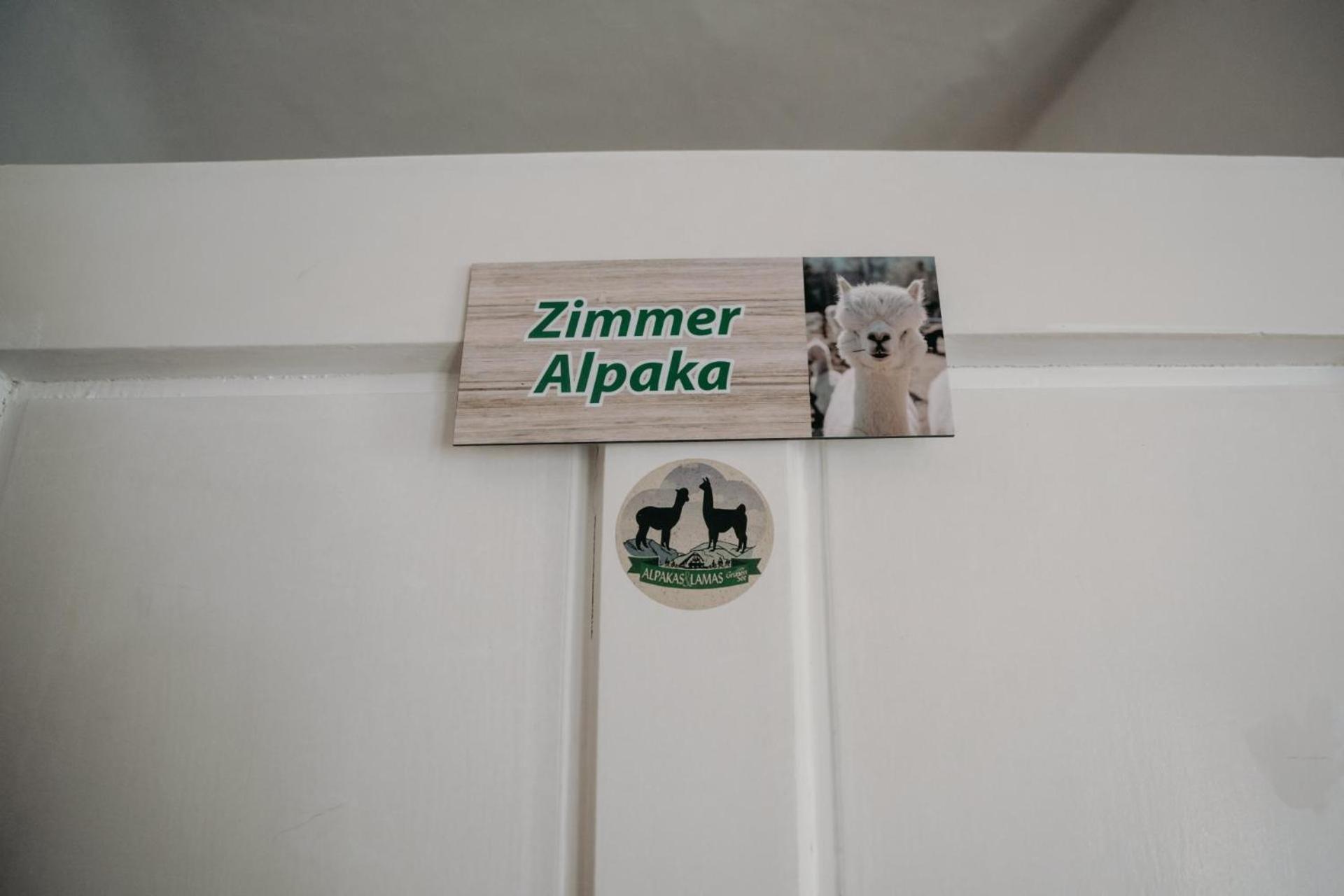 Alpakas, Lamas Und Rentiere Zum Gruenen See Grossdorf  エクステリア 写真